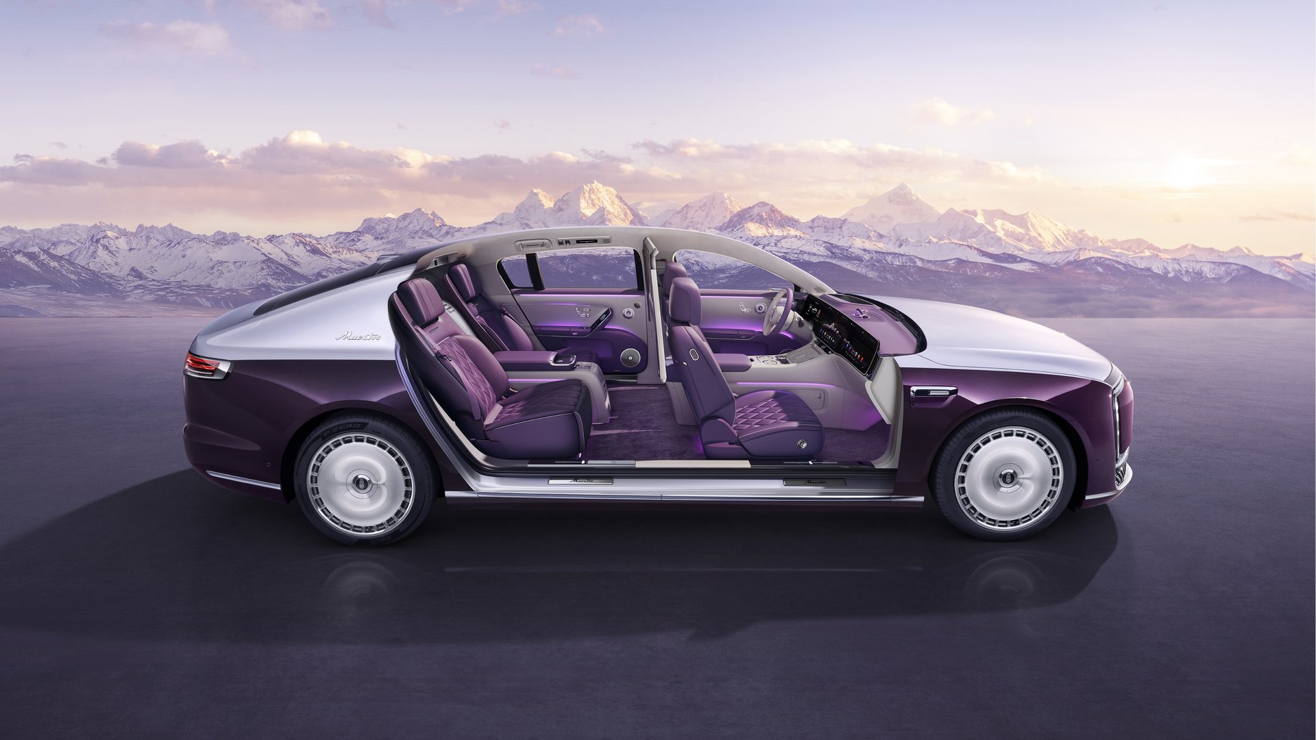 Maextro S800 Sunset White Purple