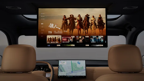 21.4" Rear Entertainment Screen