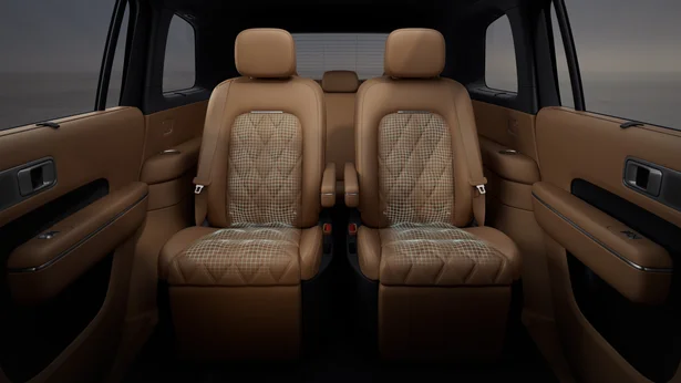 Second-row seat ventilation, massage and heating
