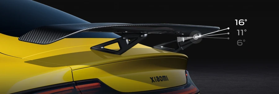 Carbon Fiber Spoiler (3-stage adjustable)